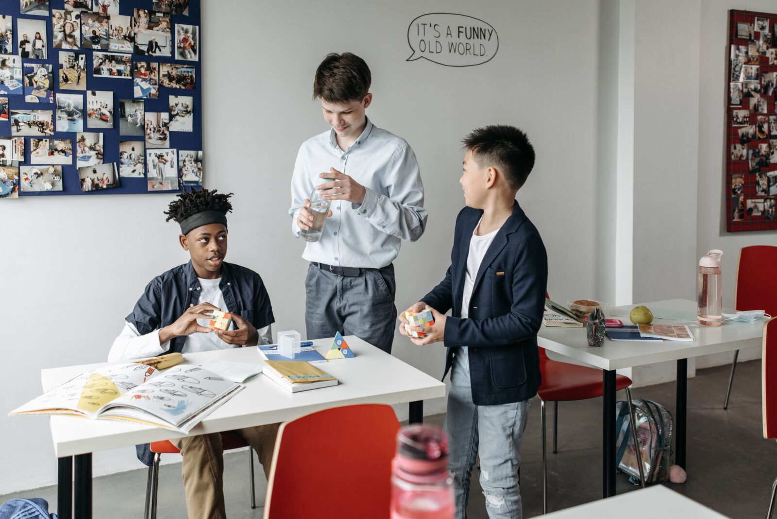 Kinderen in klaslokaal